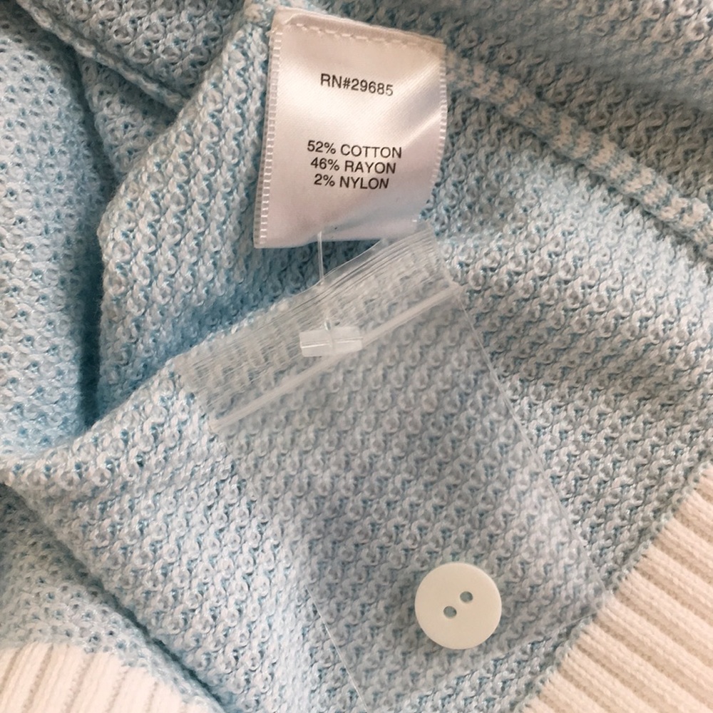 New Pendleton Petite Sweater Button Fro - image 7